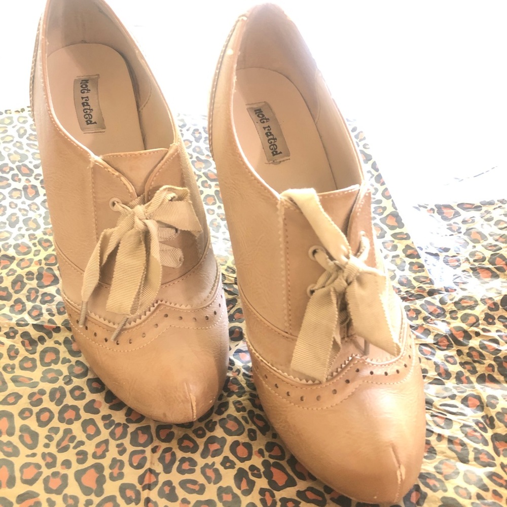 Tan booties